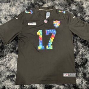 Raiders Devante Adam’s Black and tie dye Jersey “Crucial Catch” Edition